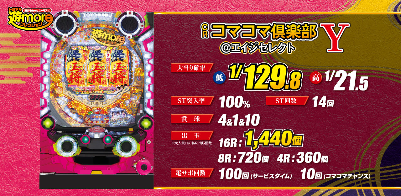 CR Koma Koma Club @ Age Select Y - Game Spec